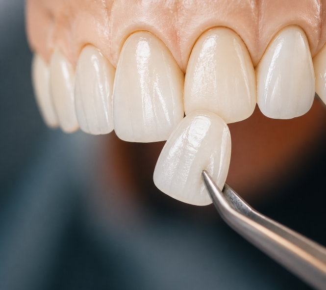 Sorriso estetico naturale — restauro biomimetico con faccette in ceramica integrale