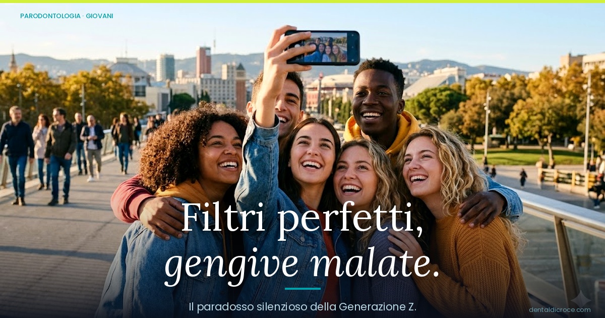 Diverse group of friends posing for a sunny selfie on a city bridge.